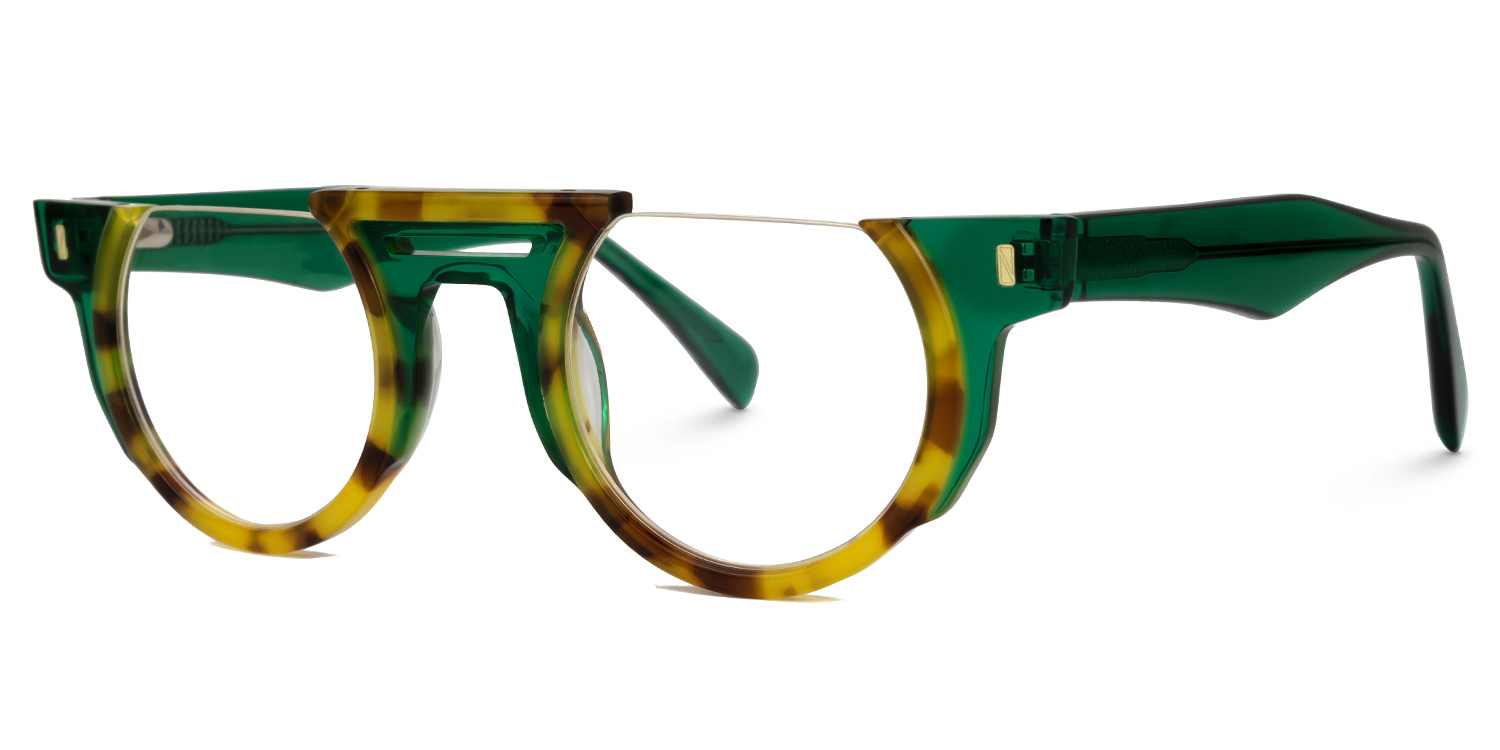 Mastin Round Tortoise Glasses