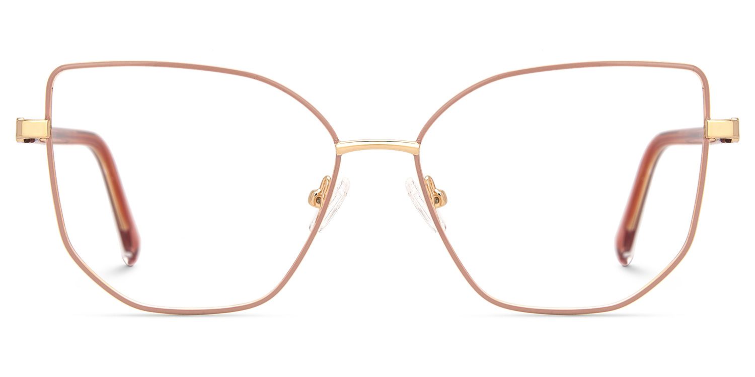 Matte Geometric Sabita Glasses with Full-Frame | ZEELOOL UK0
