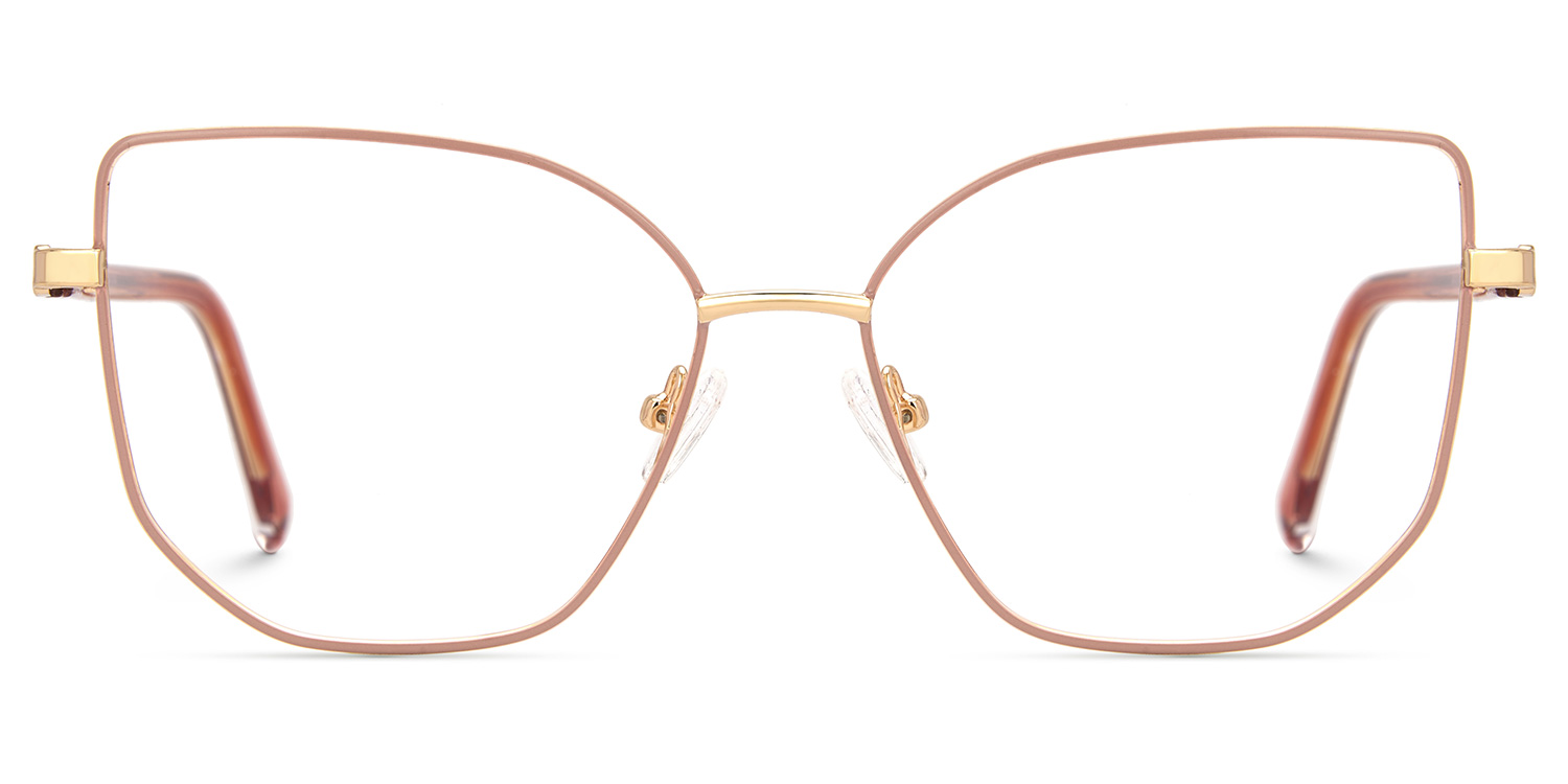Matte Geometric Sabita Glasses with Full-Frame | ZEELOOL UK0
