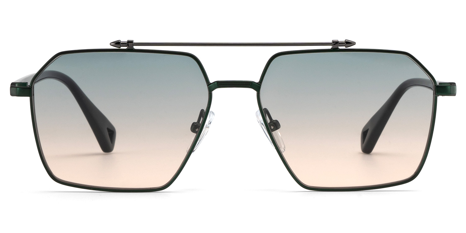 Casablanca Green Aviator Sunglasses Online | ZEELOOL UK0