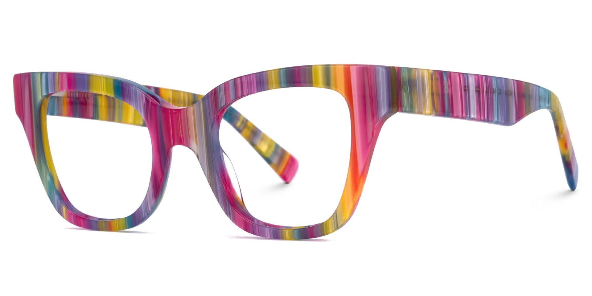 Nereyda Candy Color Eyeglasses Skittles | ZEELOOL UK1