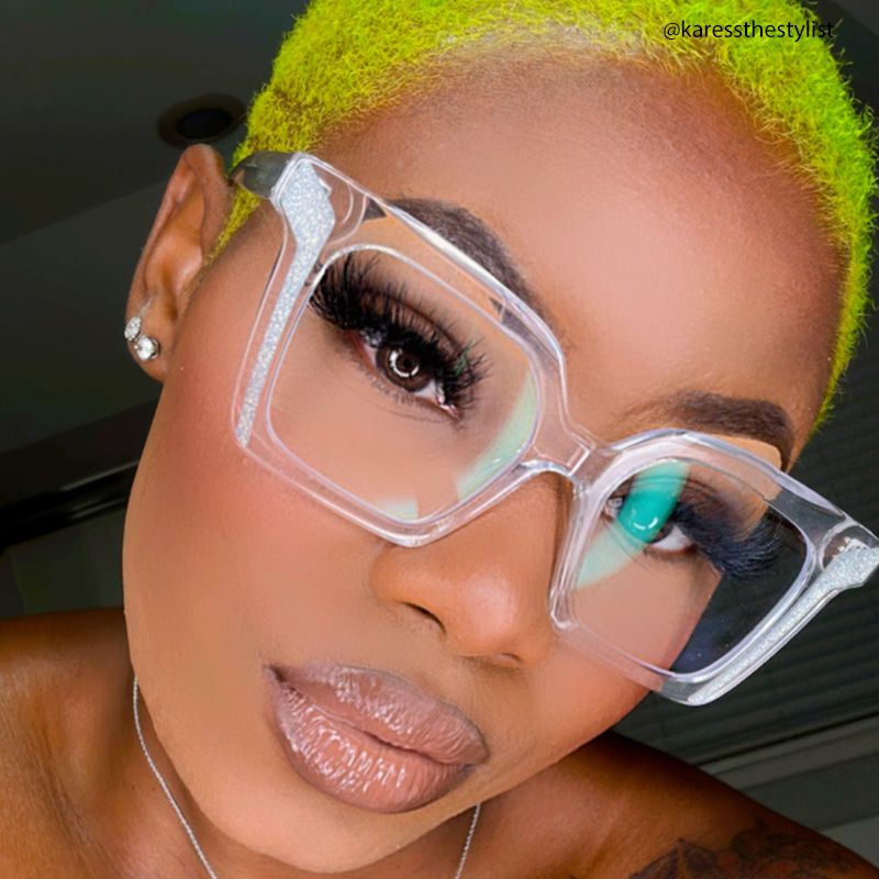 Khadra Square Clear Glasses | ZEELOOL UK6