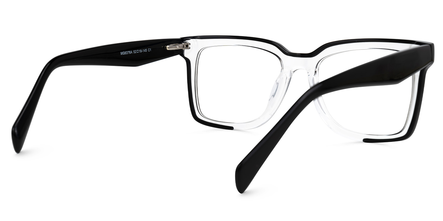 Rectangle Renetta Crystal Glasses deals -Zeelool Glasses3