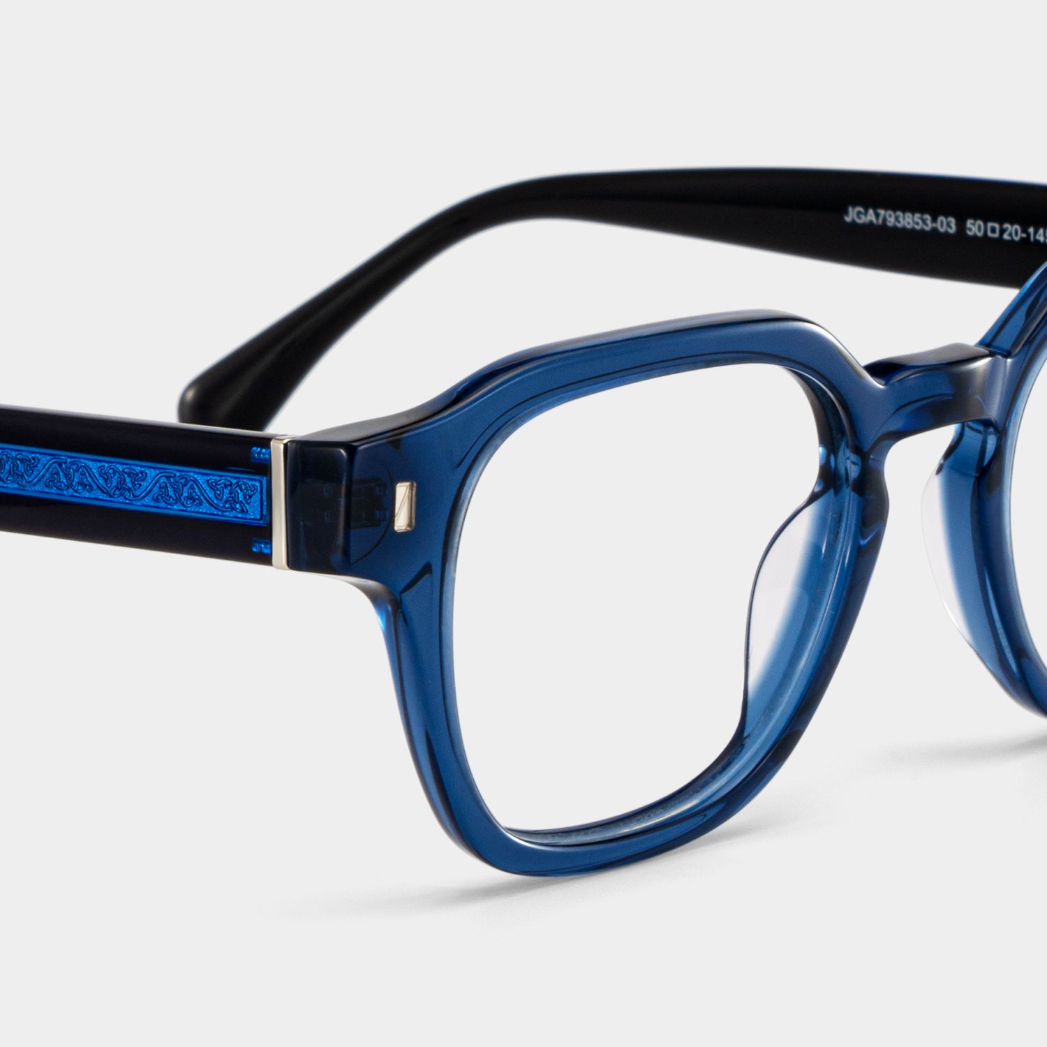 Hope Blue Frame Glasses with Round Frame Online | ZEELOOL5