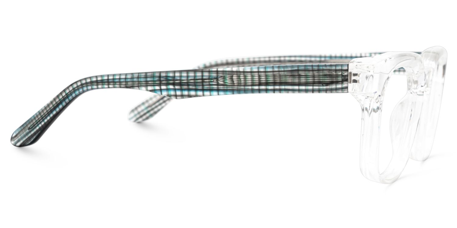 Clear TR90 Square Eyeglasses- Blevins2