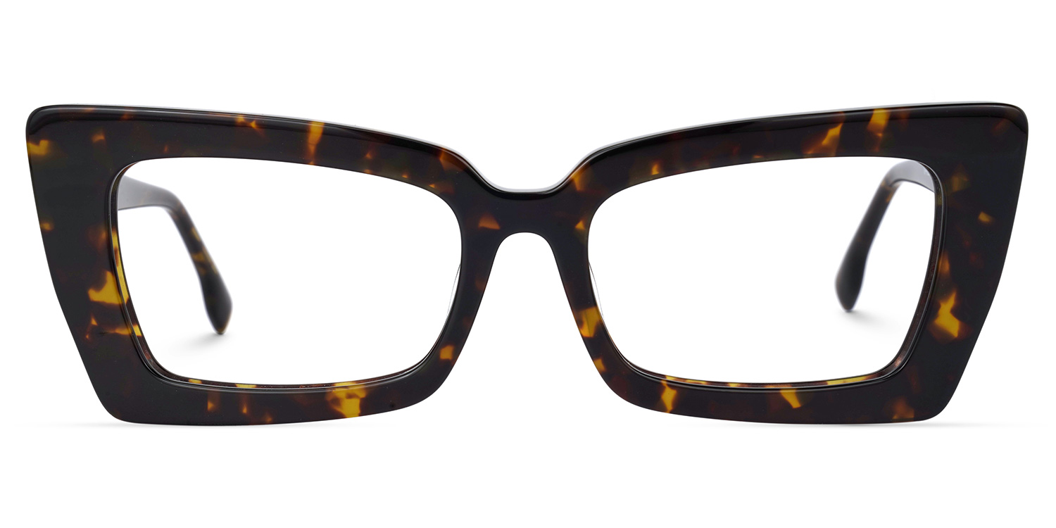 Newell Rectangle Tortoise Glasses