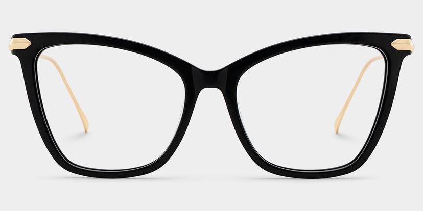 Hilary Butterfly Black Glasses
