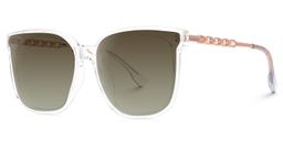 Tammie Square Clear Sunglasses1