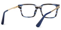 Sayoum Rectangle Black Glasses5