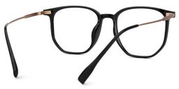 Bianca Geometric Black Glasses3