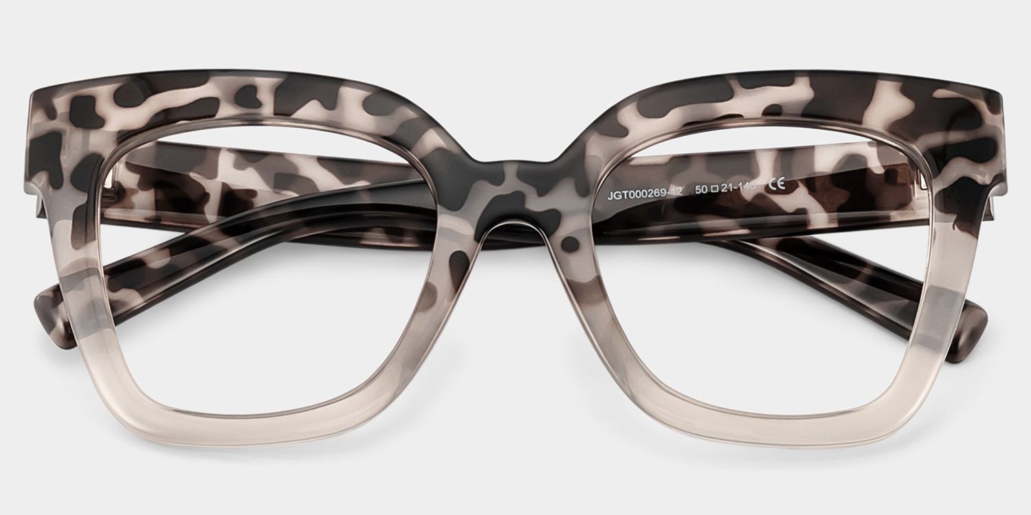 Malcolm Square Two-Tone Eyeglasses & Medium Frames1
