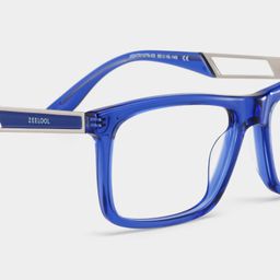 Morgan Rectangle Blue Glasses5