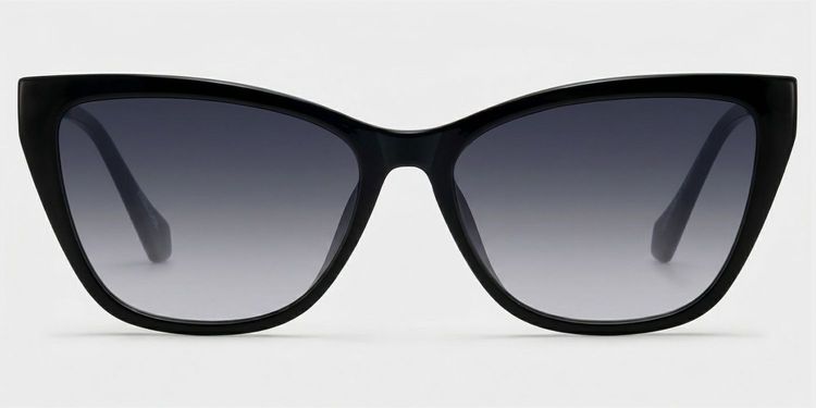 Celeste Black Cat-eye Glasses