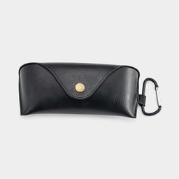 High-Quality Black Leather Eyeglass Case2