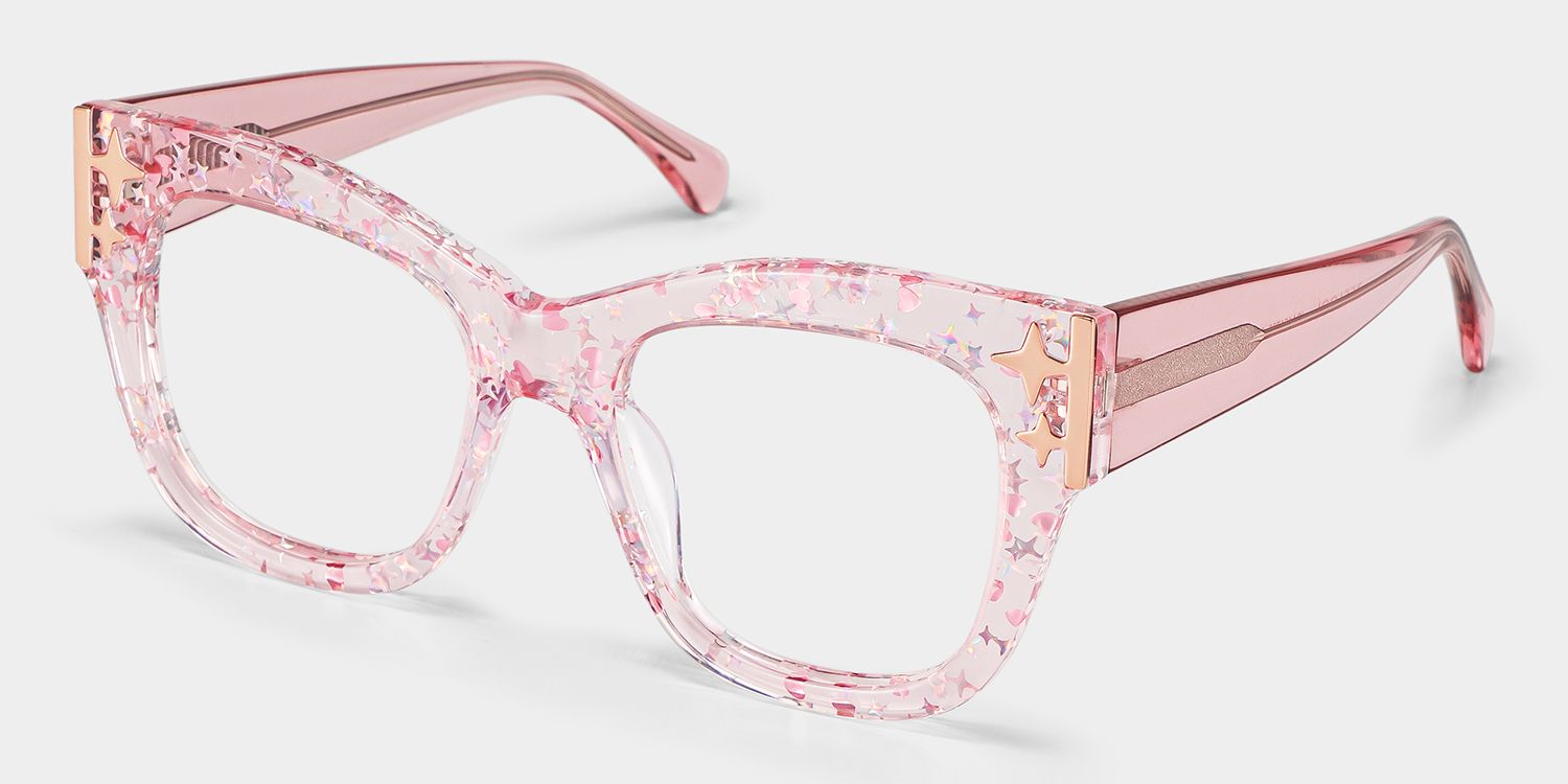 Designer Minfia Eyeglasses Pink Frames Glasses3