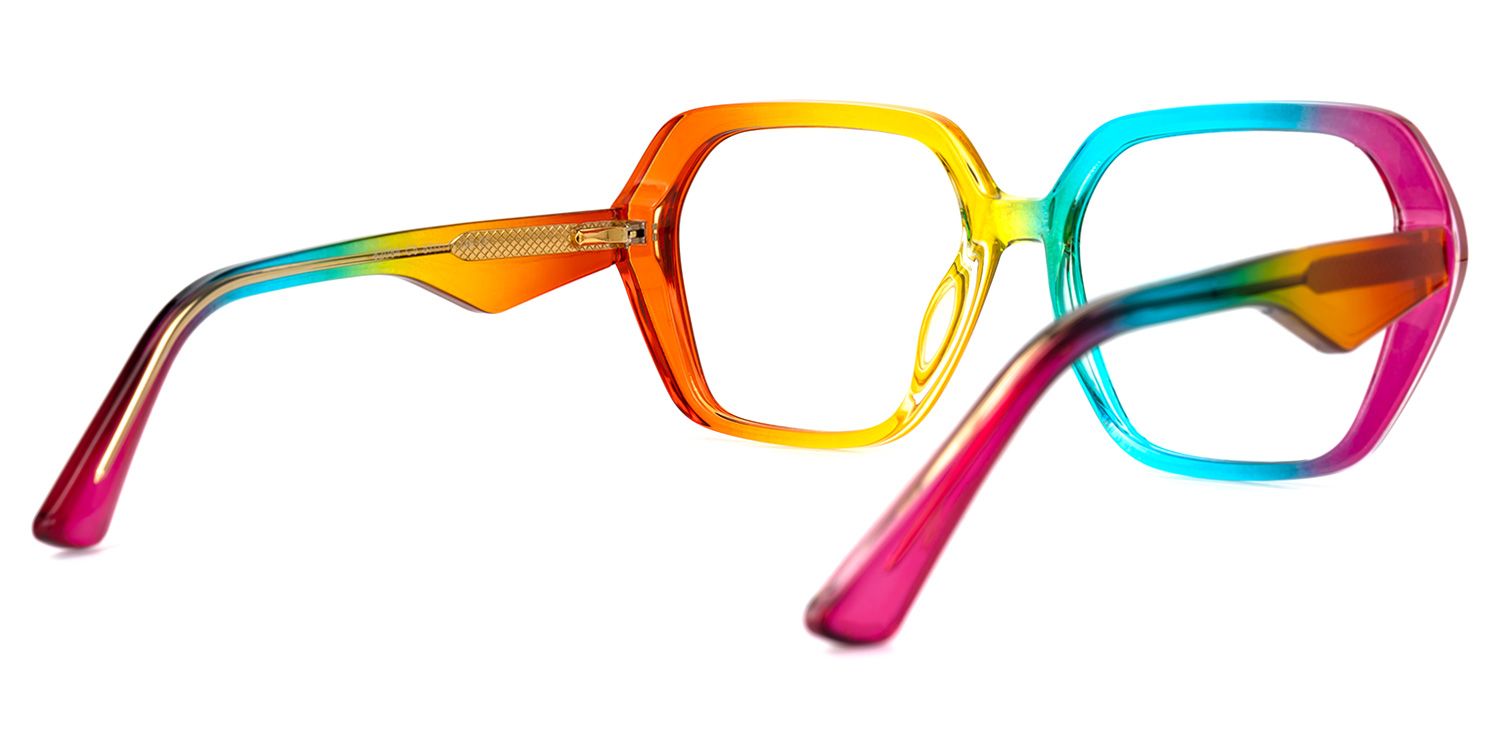 Lebron Geometric Colorful Glasses2