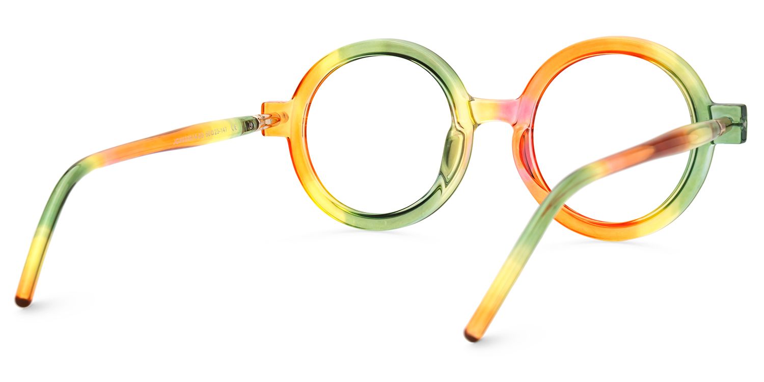 Rahman Round Multicolor Glasses | ZEELOOL UK3