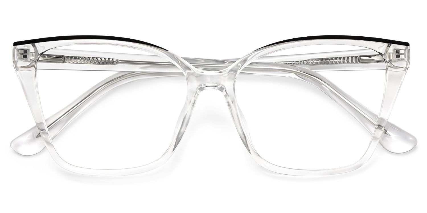 Sienna Clear Butterfly Prescription Glasses | ZEELOOL UK1