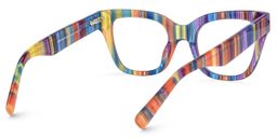 Nereyda Blue Cat eye Glasses3