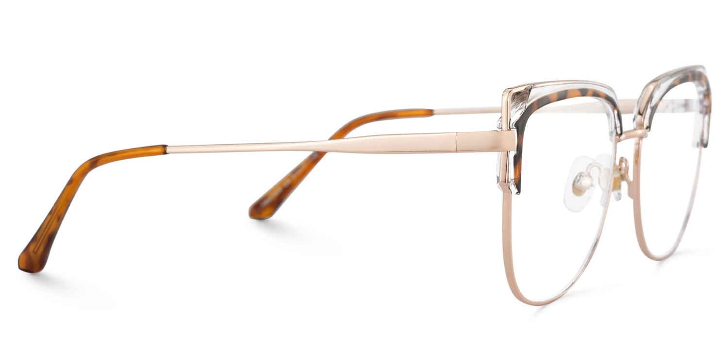 Samson Tortoise Square Glasses With Adjustable Nose Pads Design3