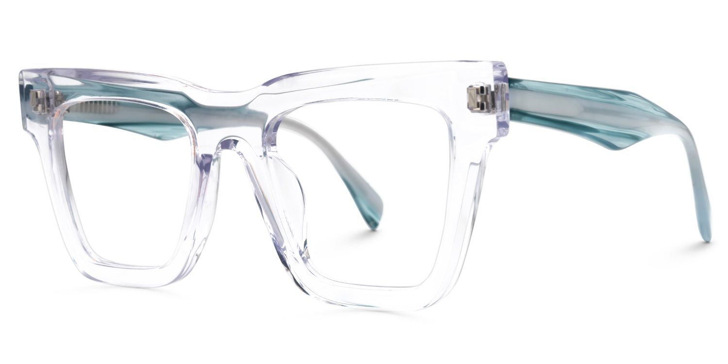 Square Janae Clear Glasses on sale -Zeelool Glasses1