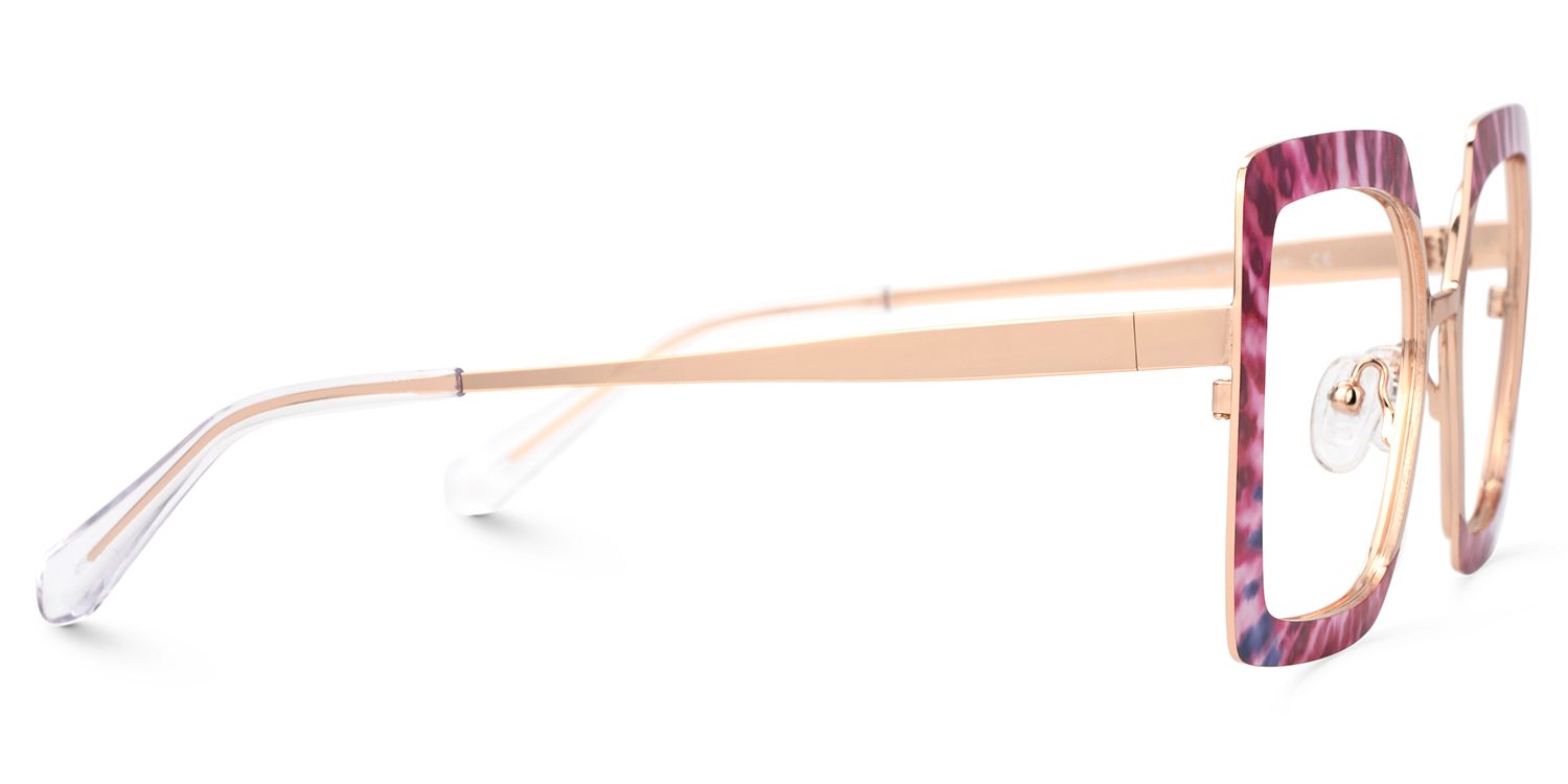 Women Square Sharron Cherry Glasses | ZEELOOL UK2