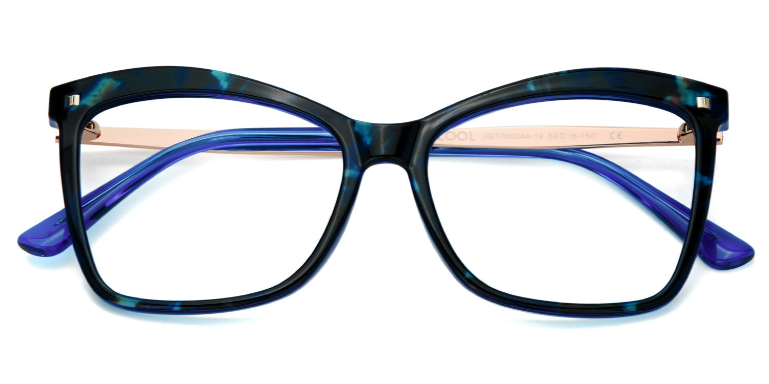 ZEELOOL Isaebella Butterfly Blue-Tortoise Glasses