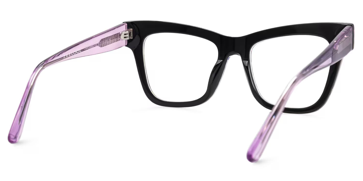 Cara Butterfly Black Eyewear Frames for Women | ZEELOOL UK3