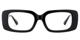 Jonas Rectangle Black Glasses2