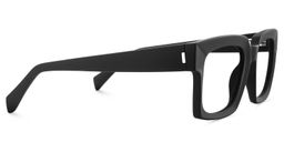 Amadeo Rectangle Black Glasses4