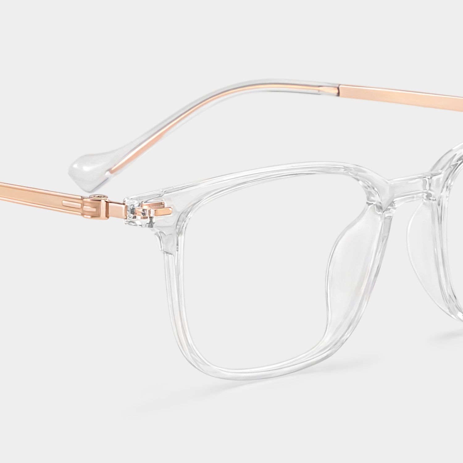 William Rectangle Transparent Glasses Frames for Men | ZEELOOL4