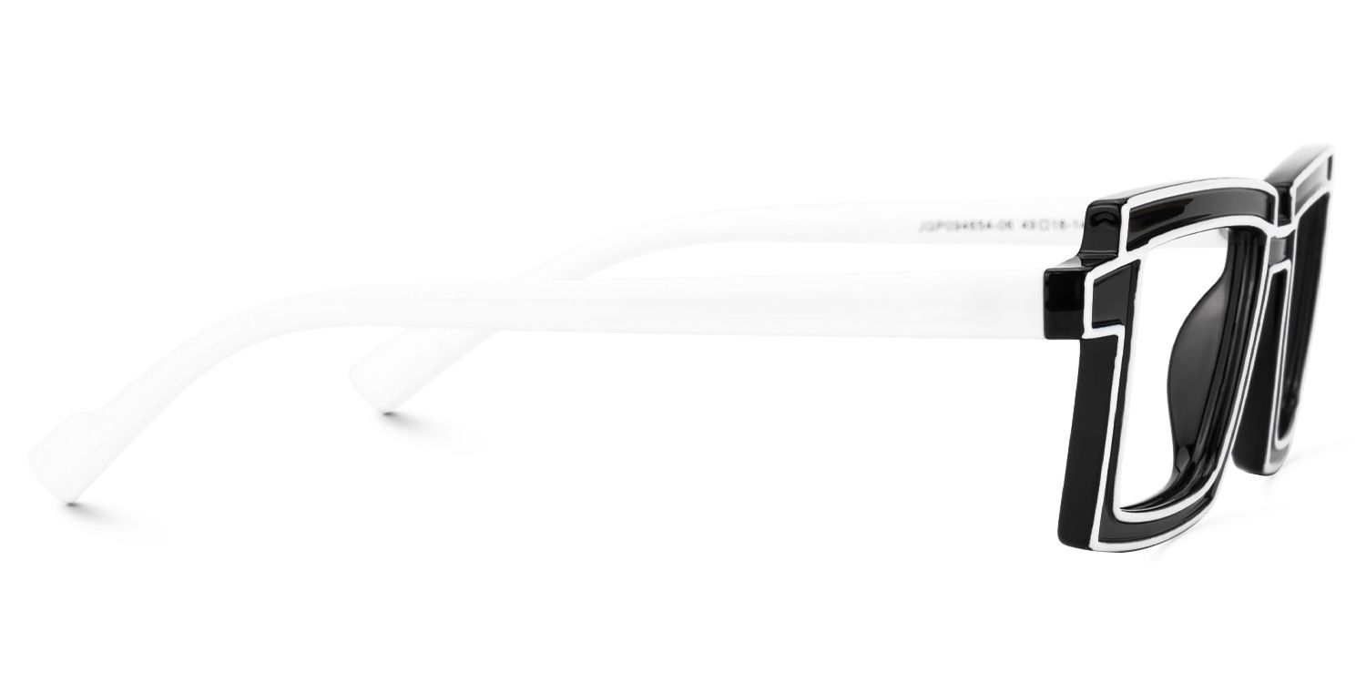 Cyberpunk-Style Zephyr Black Frame Glasses | ZEELOOL UK3