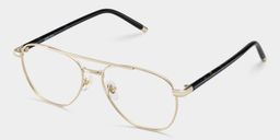 Calvin Aviator Gold Glasses5
