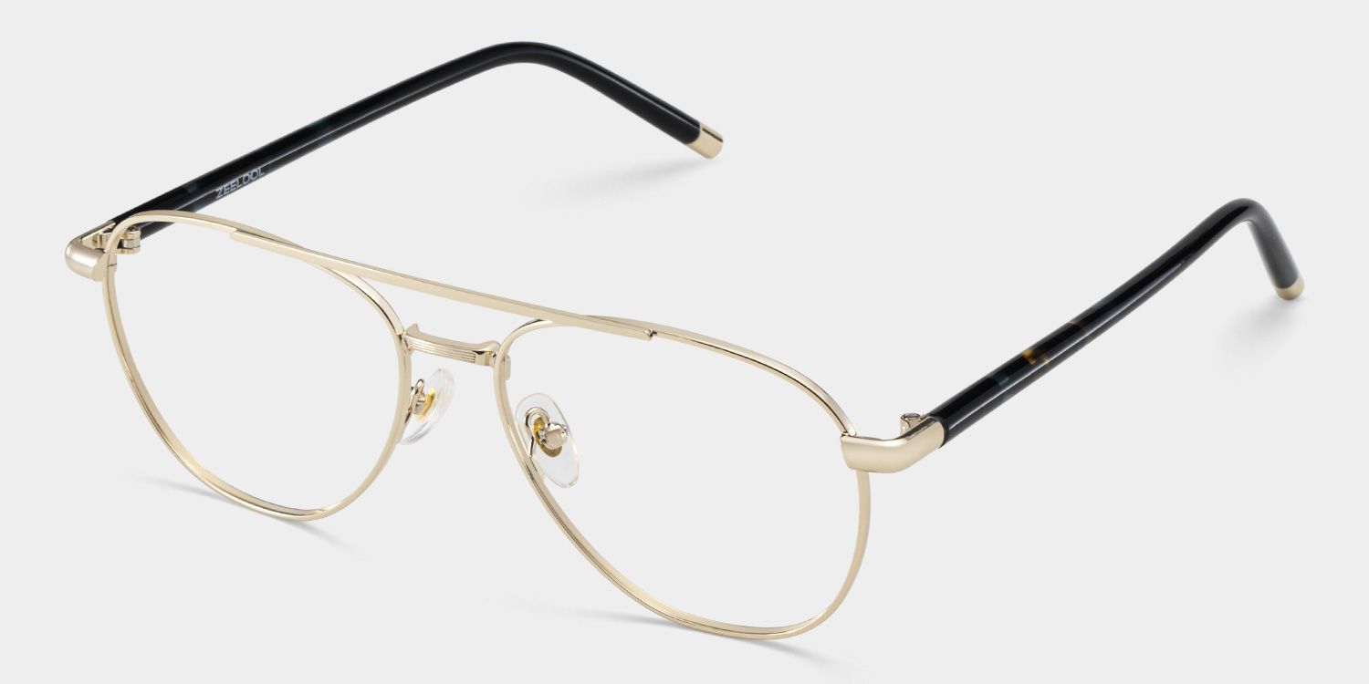 Calvin retro aviator Frame glasses Online | ZEELOOL4