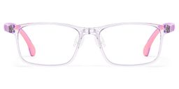 Sunny Rectangle Purple Glasses0