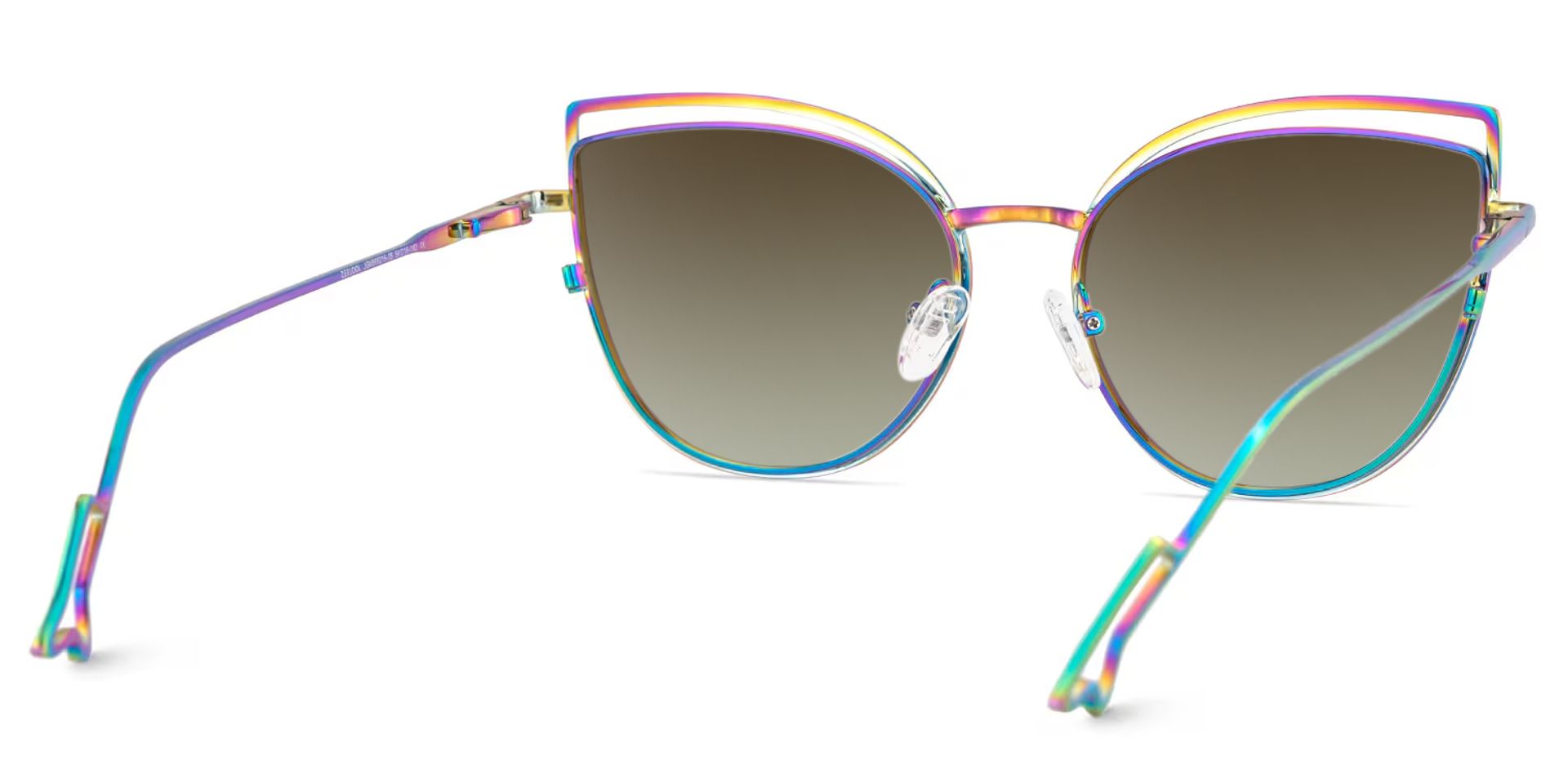 Spivey Cateye Metal Full Frame Eyeglasses | ZEELOOL UK4