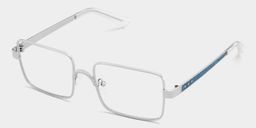 Gavin Rectangle Silver Glasses4