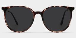 Chanty Tortoise Round Sunglasses0