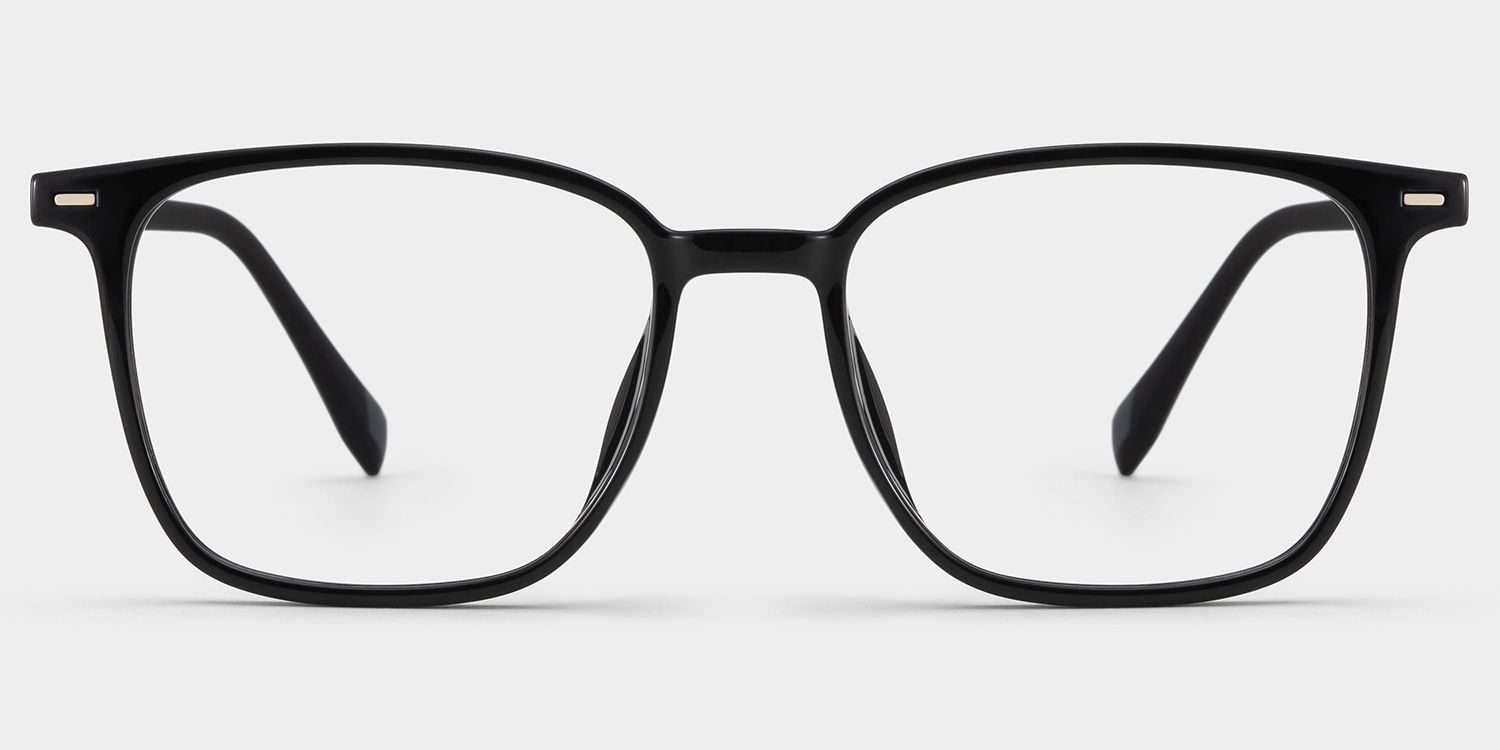 Charles Oversized Black Square Glasses Frames for Women and Men | ZEELOOL0