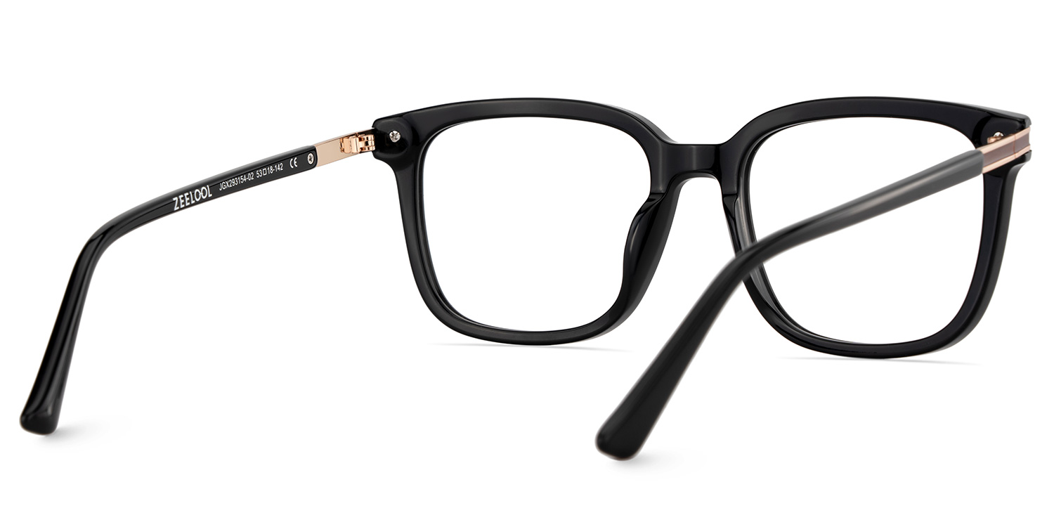 Kenny Square Black Glasses5