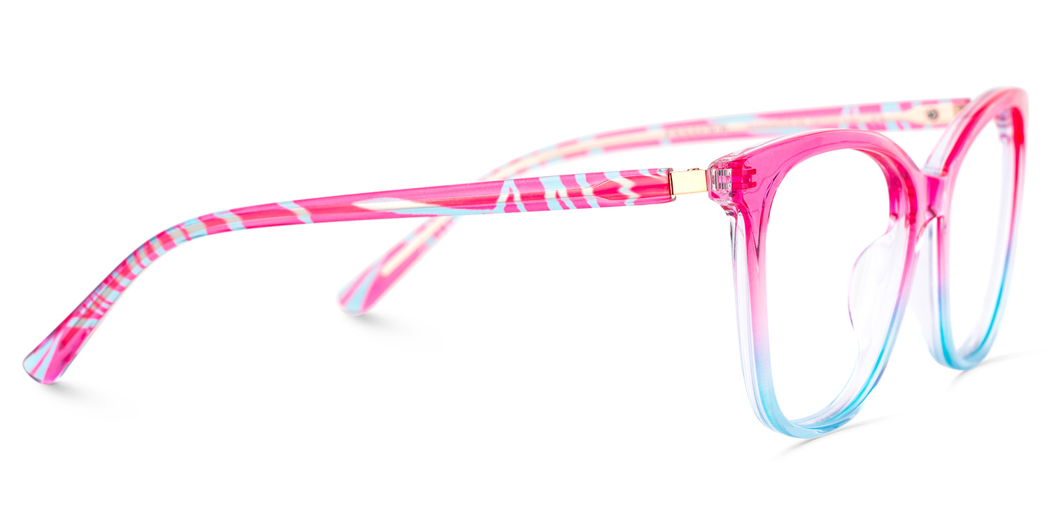 Gage Butterfly Pink Color Frame Glasses for Women | ZEELOOL UK4