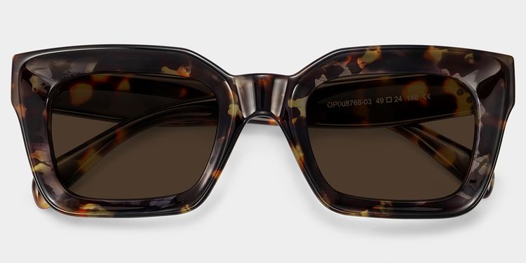 Nevaeh Tortoise Square Sunglasses