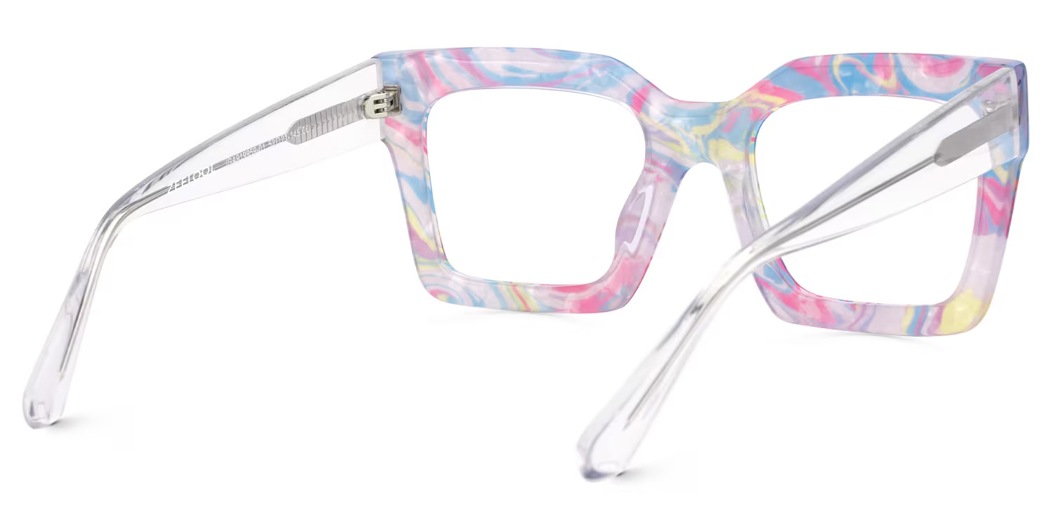 Agaton Square Colorful Glasses3