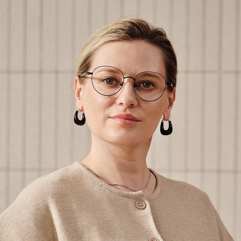 Celena Round Black Glasses