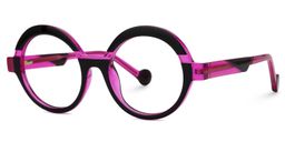 Shermier Round Black Glasses1