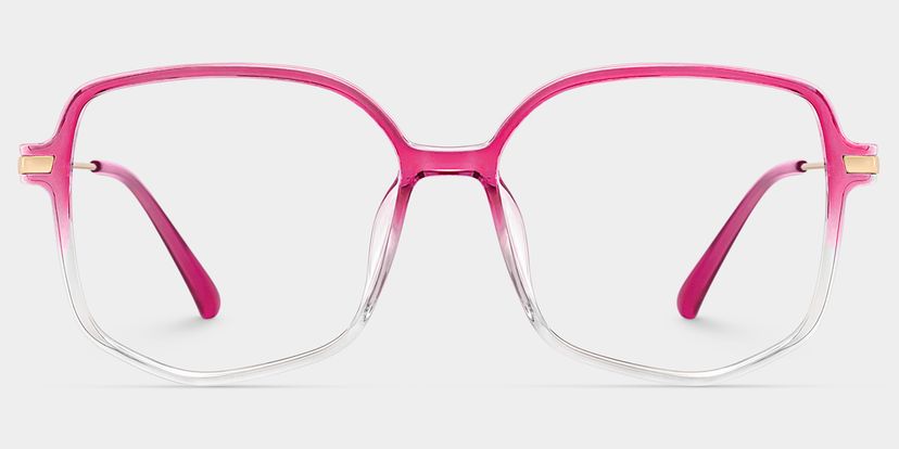 Payton Bright-Pink Geometric Glasses