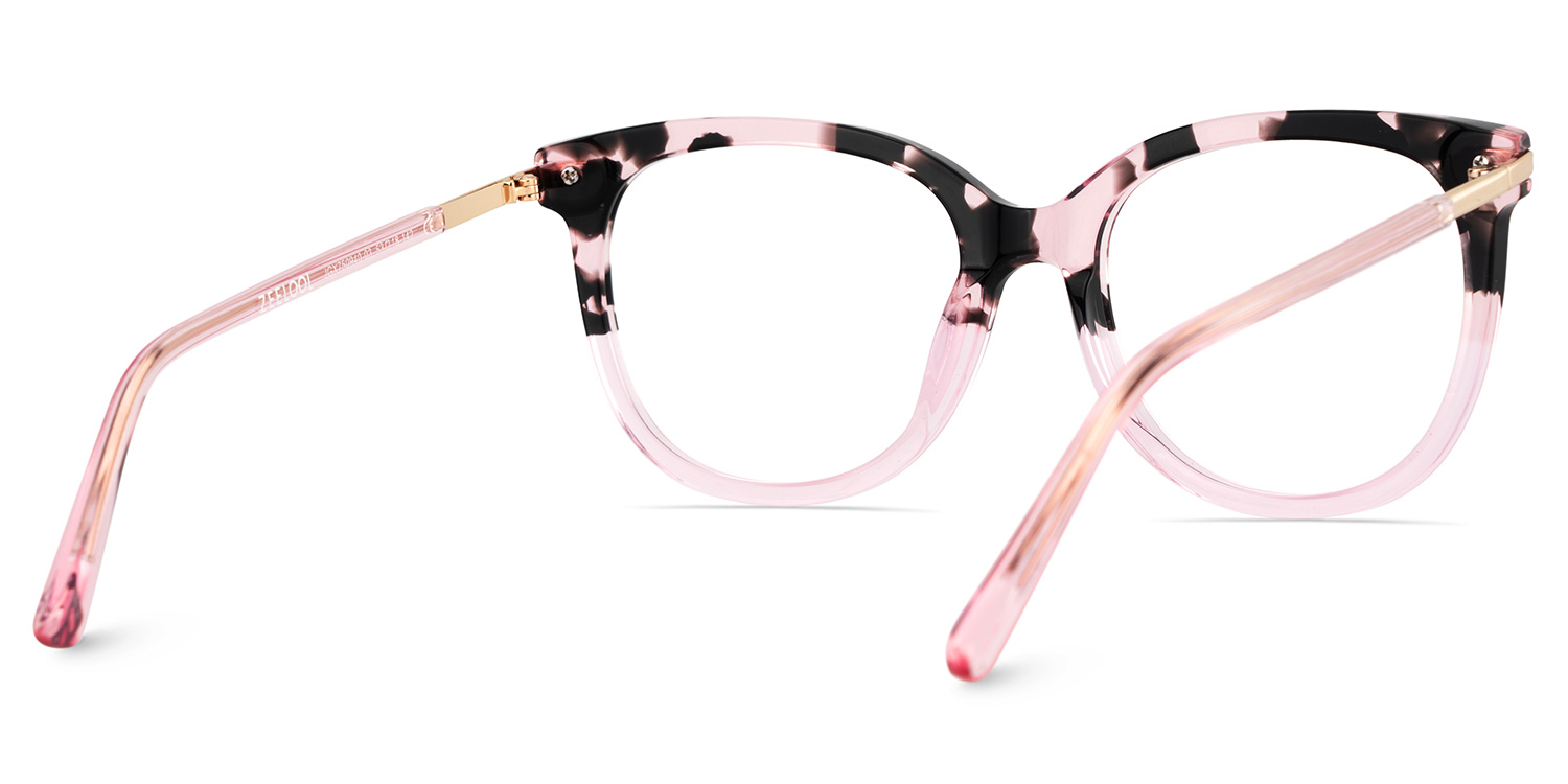 Round Pink Tortoise Glasses4