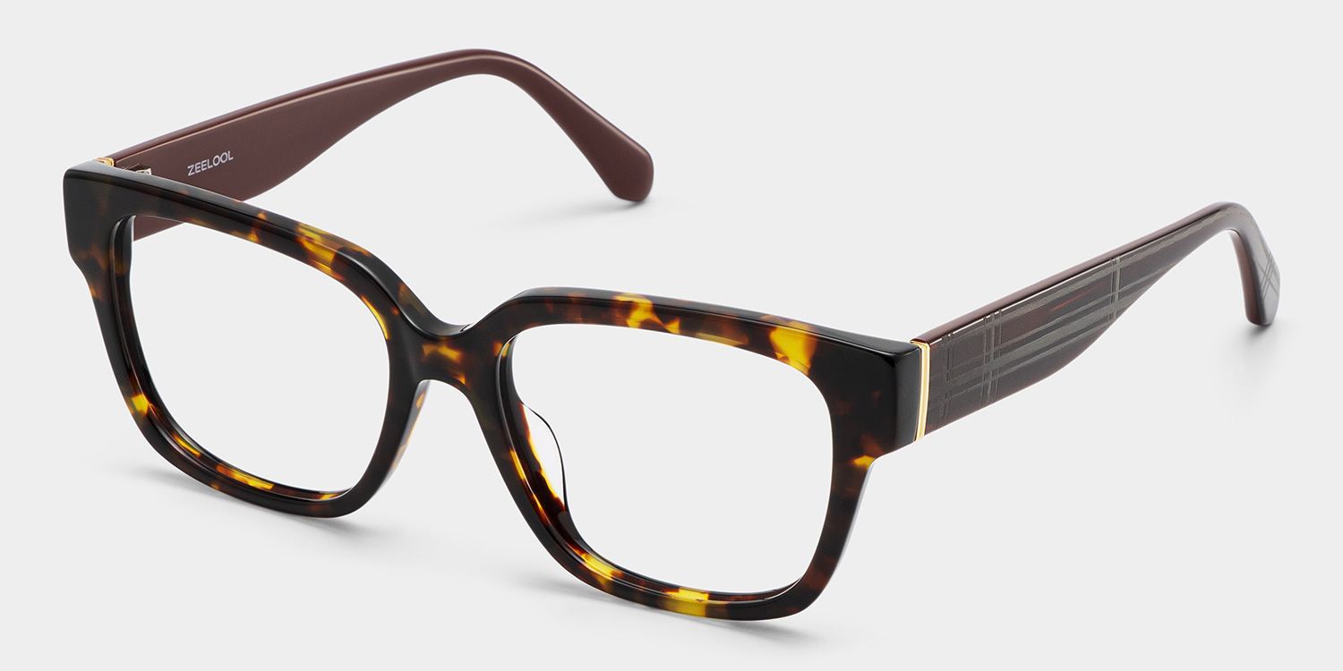 Blake Tortoise Square Glasses | Retro Campus Athleisure2