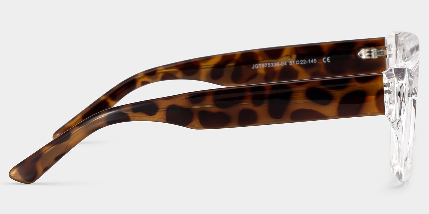 Orson wide rectangle frame glasses Online | ZEELOOL4