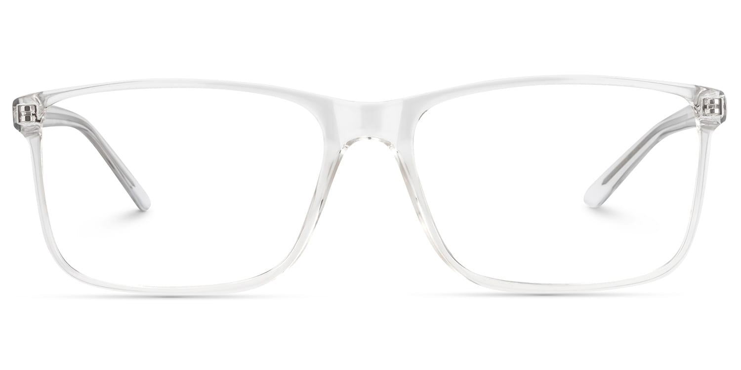Connie Rectangle Clear Glasses0